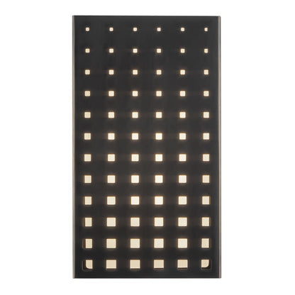 Kuzco Astoria 9" Black Dimmable LED Wall Sconce, Urban Bronze