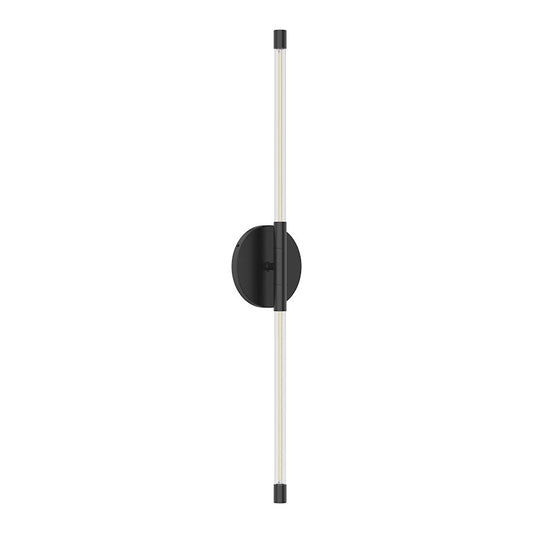 Kuzco Motif 26" LED Wall Sconce, Black/Clear - WS74226-BK