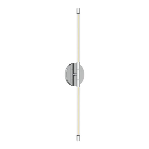 Kuzco Motif 26" LED Wall Sconce, Chrome/Clear - WS74226-CH