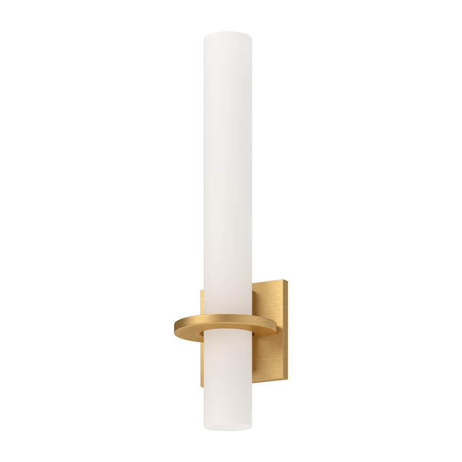 Kuzco Bhutan 5" LED Wall Sconce, Brushed Gold/Opal - WS83218-BG