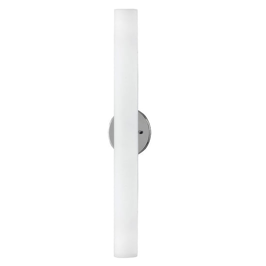 Kuzco Bute 24" LED Wall Sconce, Brushed Nickel/Opal - WS8324-BN