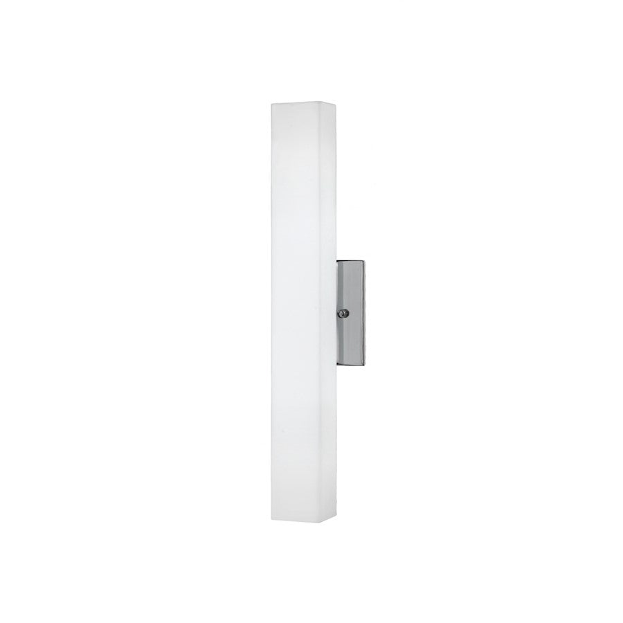 Kuzco Melville 18" LED Wall Sconce, Brushed Nickel/Opal - WS8418-BN