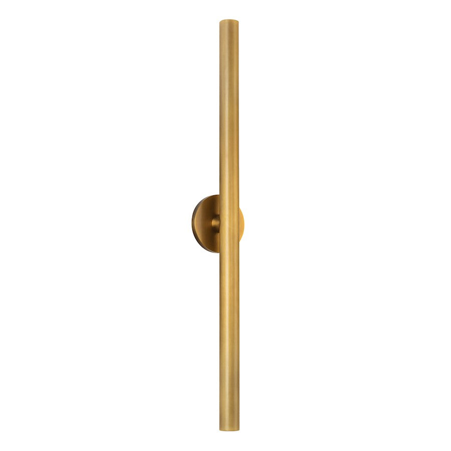 Kuzco Mason 32" LED Wall Sconce, Brass/Clear Acrylic TIR Optics - WS90432-VB