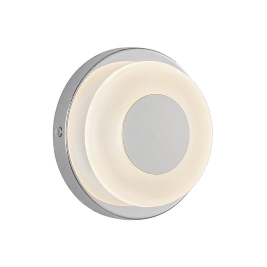 Kuzco Stephord 4" LED Wall Sconce, Chrome/Frosted Glass - WS97204-CH-FR