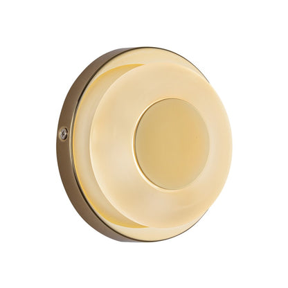 Kuzco Stephord 4" LED Wall Sconce, Metallic Brass/Frosted Glass - WS97204-MRB-FR