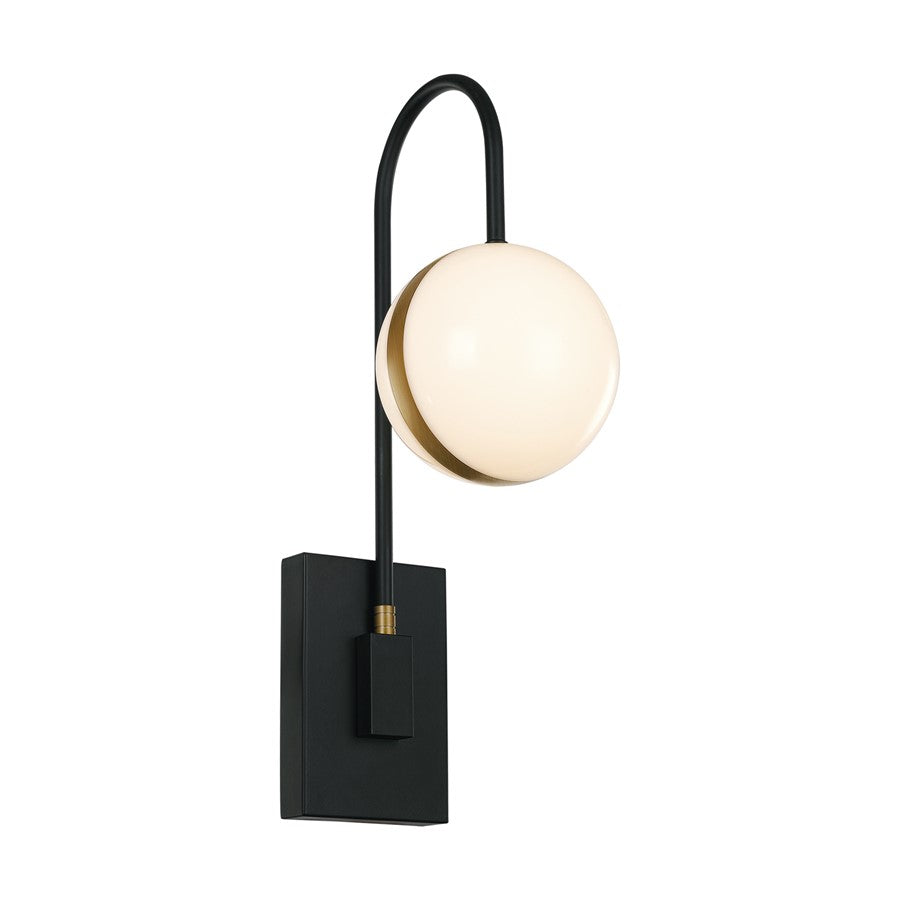 Kuzco Tagliato 6" LED Wall/Vanity Light, Black/Brushed Gold - WV302001MBBG-UNV
