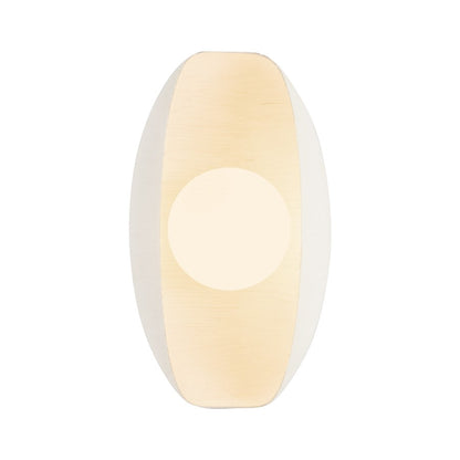 Kuzco Cortez 5" Wht Dim LED Bathroom Vanity Light, Antique Wht - WV305105AW