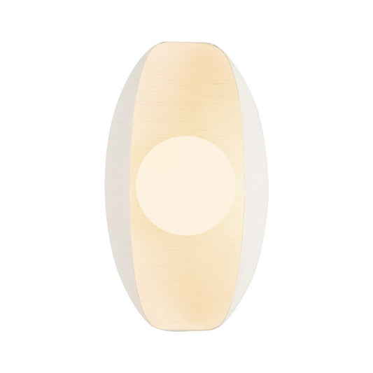 Kuzco Cortez 5" Wht Dim LED Bathroom Vanity Light, Antique Wht - WV305105AW