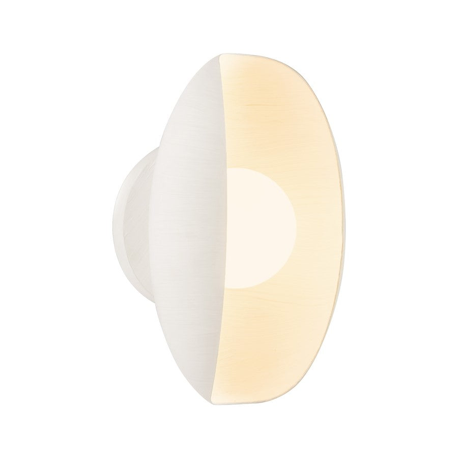 Kuzco Cortez 5" Wht Dimmable LED Bathroom Vanity Light, Antique Wht