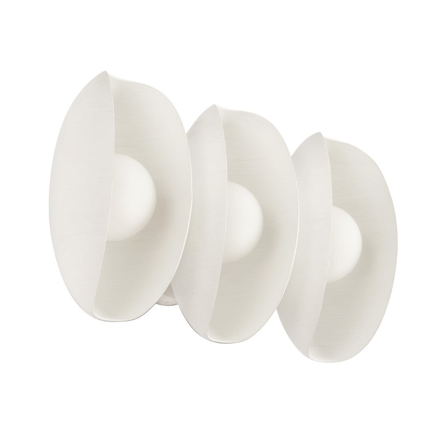 Kuzco Cortez 16" Wht Dimmable LED Bathroom Vanity Light, Antique Wht