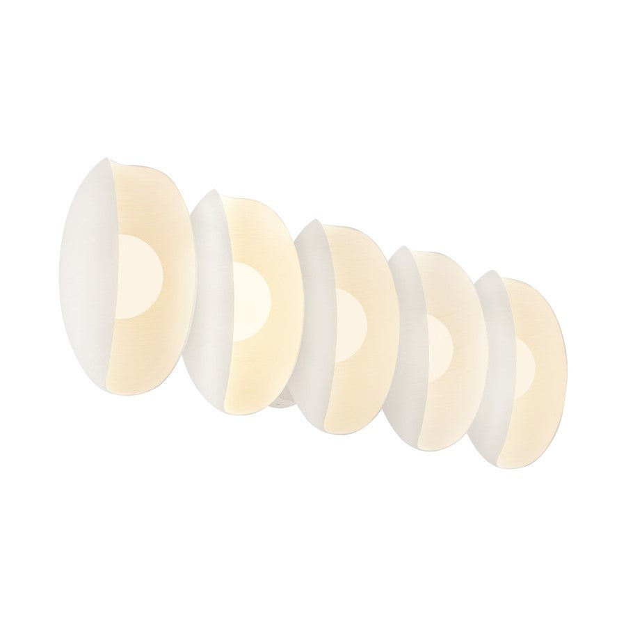 Kuzco Cortez 26" Wht Dimmable LED Bathroom Vanity Light, Antique Wht