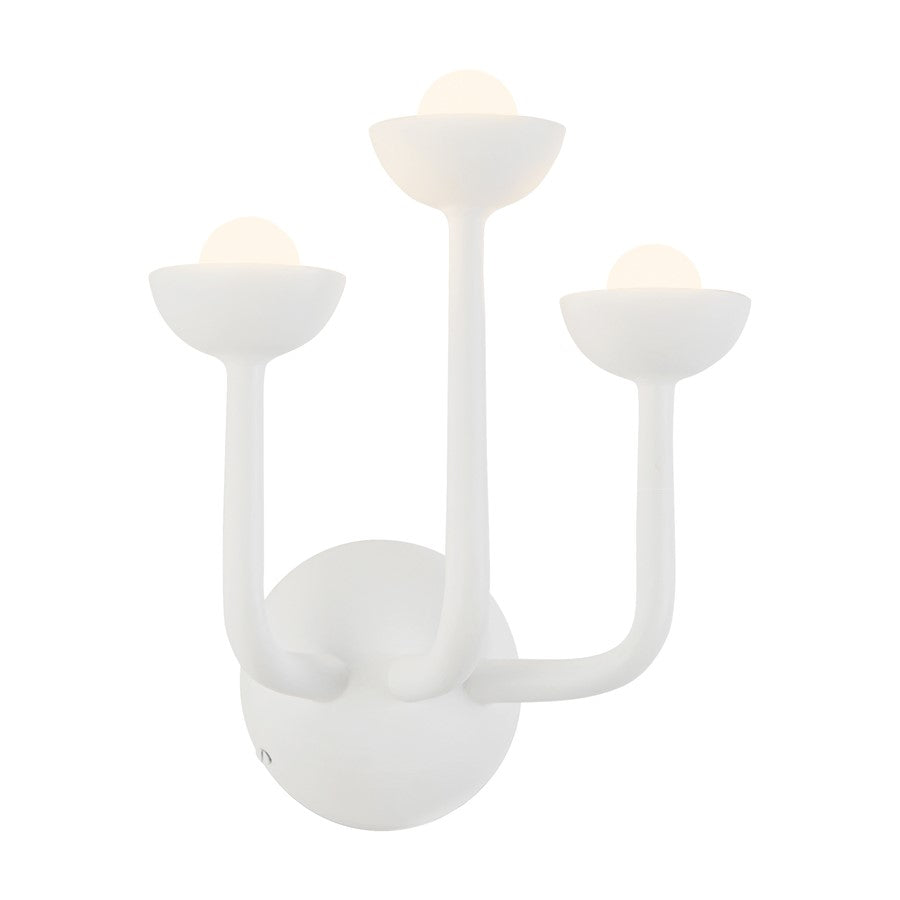 Kuzco Spade 11" Wht Dimmable LED Bathroom Vanity Light, Antique Wht