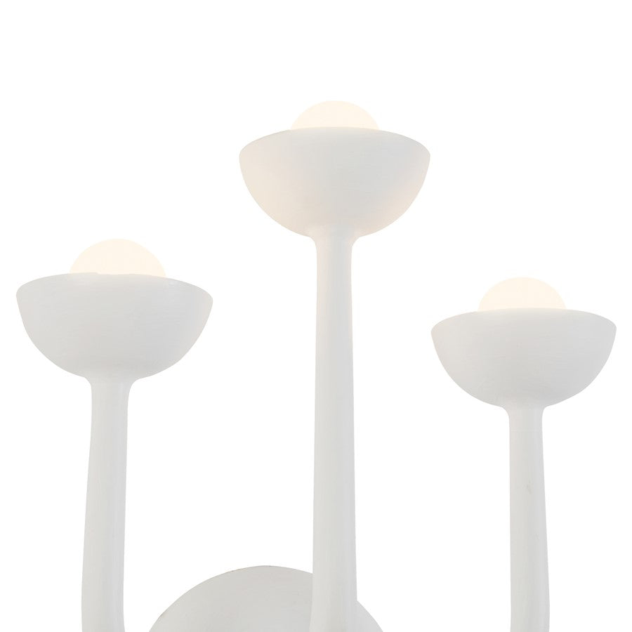 Kuzco Spade 11" Wht Dimmable LED Bathroom Vanity Light, Antique Wht