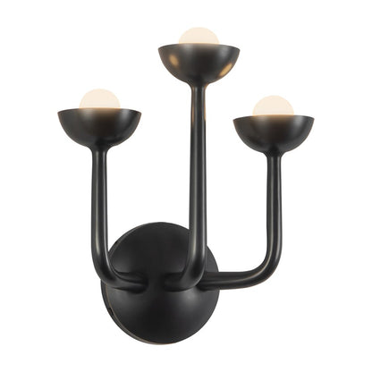 Kuzco Spade 11" Black Dimmable LED Bathroom Vanity Light, Urban Bronze
