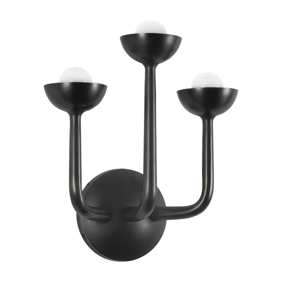 Kuzco Spade 11" Black Dimmable LED Bathroom Vanity Light, Urban Bronze