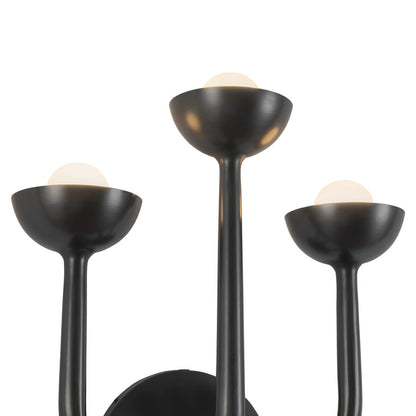 Kuzco Spade 11" Black Dimmable LED Bathroom Vanity Light, Urban Bronze