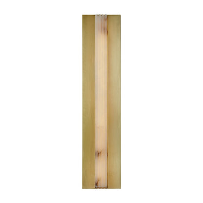 Alora Kismet 23" LED Wall/Vanity, Vintage Brass/Alabaster - WV322623VBAR