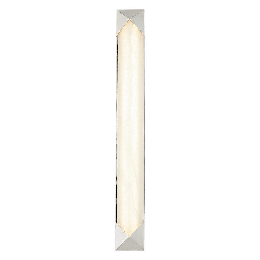 Alora Caesar 25" LED Wall/Vanity, Polished Nickel/Alabaster - WV323225PNAR