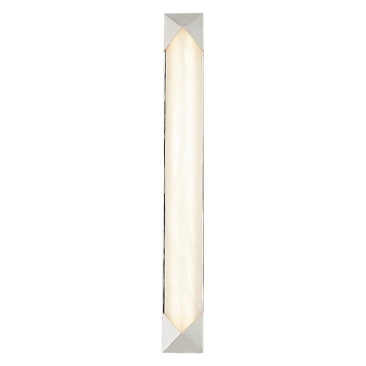 Alora Caesar 25" LED Wall/Vanity, Polished Nickel/Alabaster - WV323225PNAR