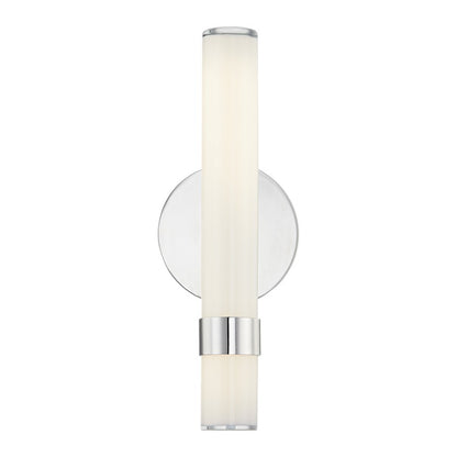 Alora Madison 14" LED Wall/Vanity Light, Nickel/Glossy Opal - WV324114PNGO-UNV