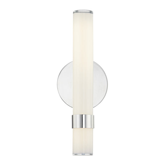 Alora Madison 14" LED Wall/Vanity Light, Nickel/Glossy Opal - WV324114PNGO-UNV
