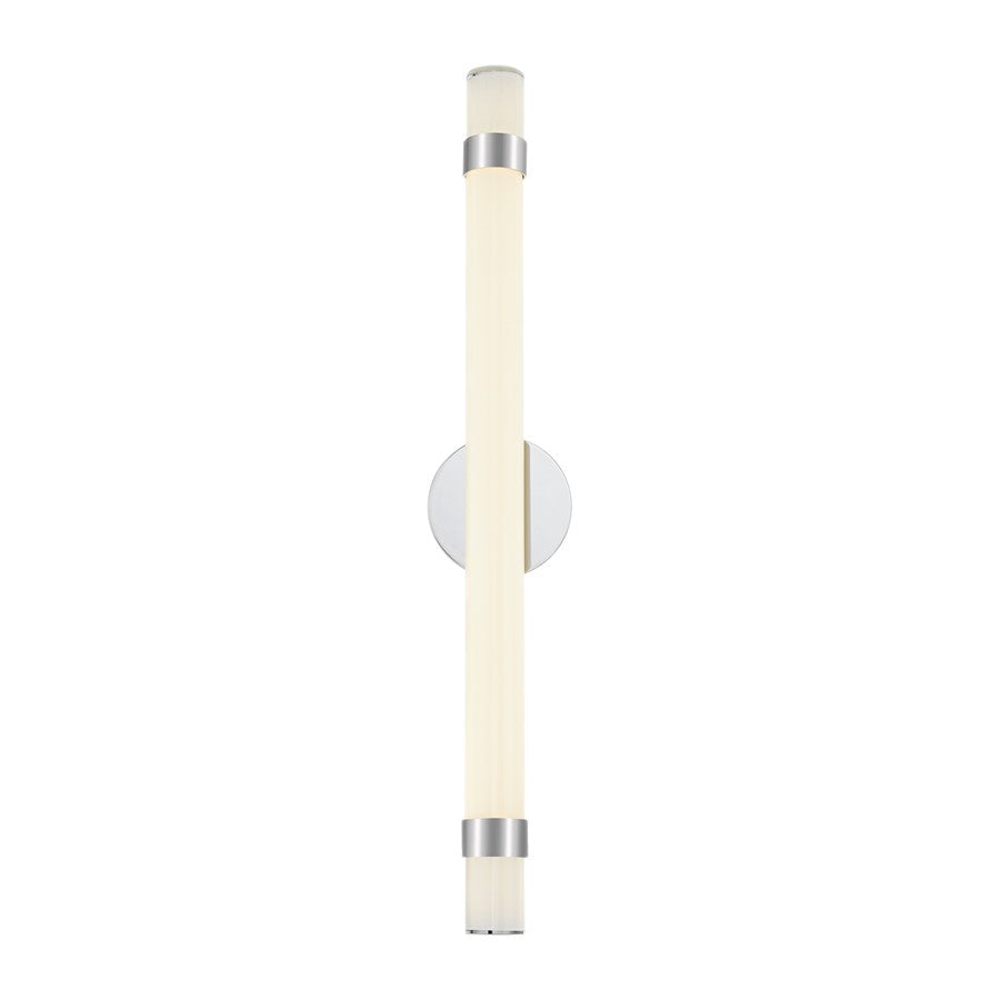 Alora Madison 30" LED Wall/Vanity Light, Nickel/Glossy Opal