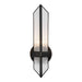 Alora Cairo 1 Light 4" Wall/Vanity, Ribbed/Bronze/Clear Ribbed - WV332904UBCR