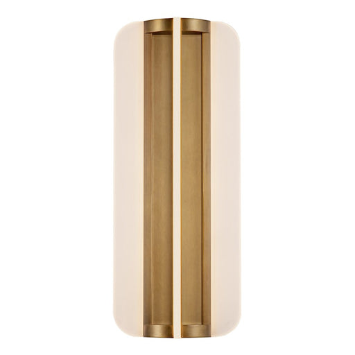 Alora Anders 17" LED Wall/Vanity, Vintage Brass/Acrylic Guide - WV336717VB