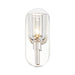 Alora Lucian 1 Light 9" Wall/Vanity, Clear Crystal/Nickel - WV338101PNCC