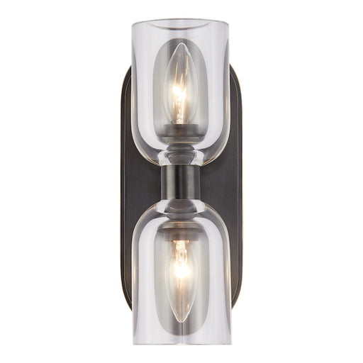 Alora Lucian 2 Light 11" Wall/Vanity, Clear Crystal/Bronze - WV338902UBCC