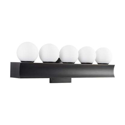 Kuzco Sinclair 21" Black Dimmable LED Bathroom Vanity Light, Urban Bronze