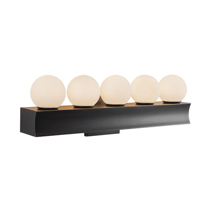 Kuzco Sinclair 21" Black Dimmable LED Bathroom Vanity Light, Urban Bronze