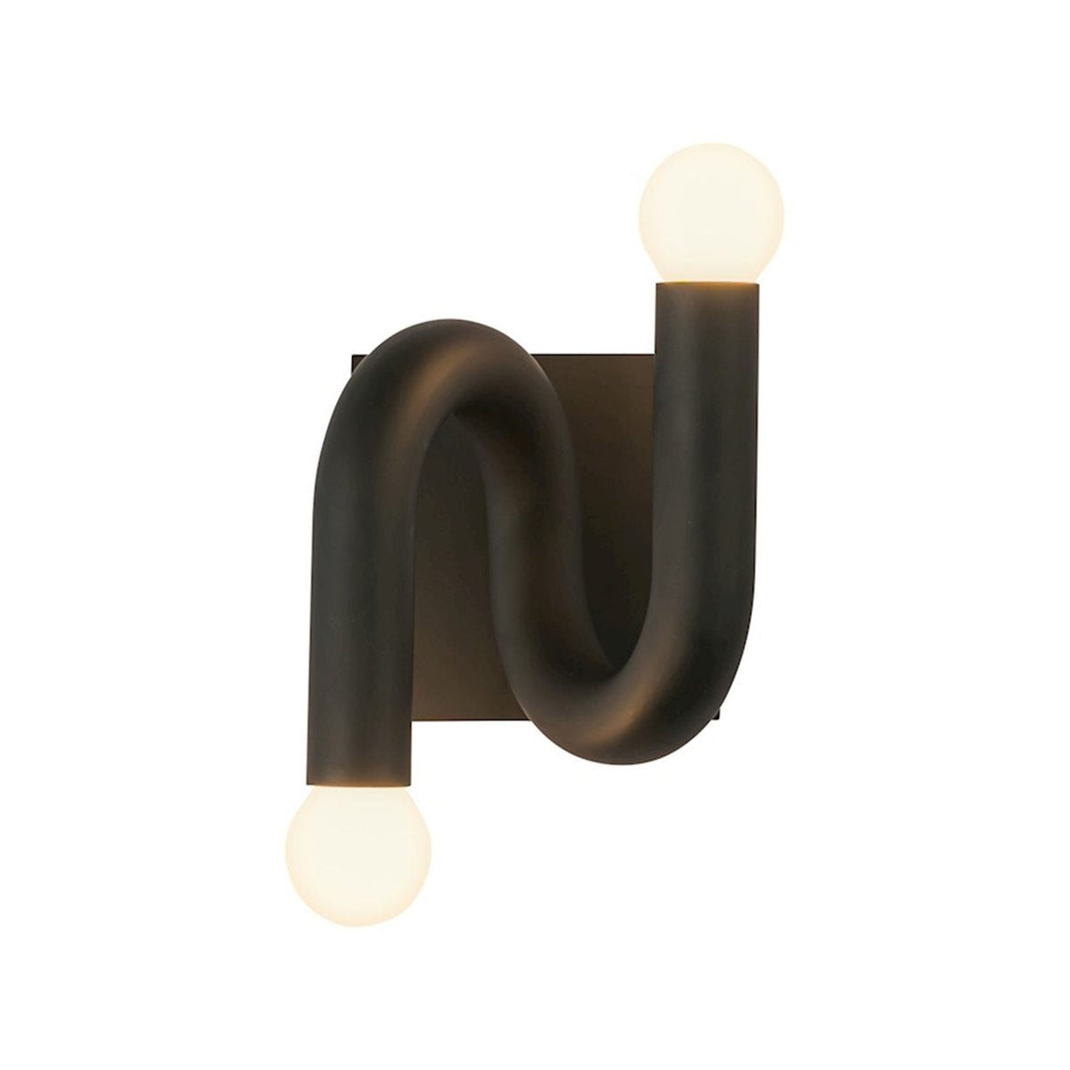 Kuzco Sadie 6in 2-Light Bathroom Vanity Light | Modern Matte Black Aluminum and Steel | Bathroom Vanity & Powder Room | Model WV420206MB
