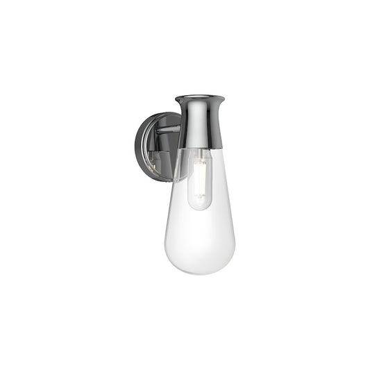 Alora Mood Marcel 1 Light 5" Wall/Vanity, Chrome/Clear - WV464001CH