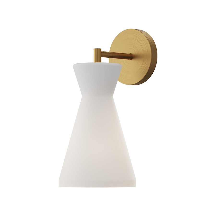 Alora Mood Betty 1 Light 6" Wall/Vanity, Gold/Opal/Opal - WV473706AGOP