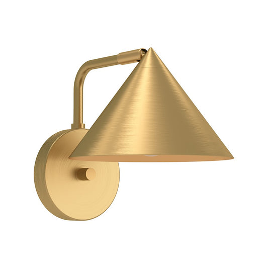 Alora Mood Remy 1 Light 7" Wall/Vanity, Brushed Gold - WV485007BG