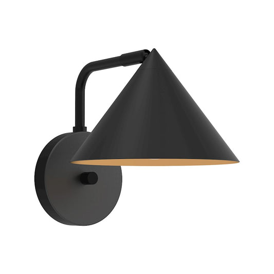 Alora Mood Remy 1 Light 7" Wall/Vanity, Matte Black - WV485007MB