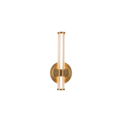 Kuzco Elsie 12" LED Wall/Vanity Light, Brushed Gold - WV509012BG-UNV