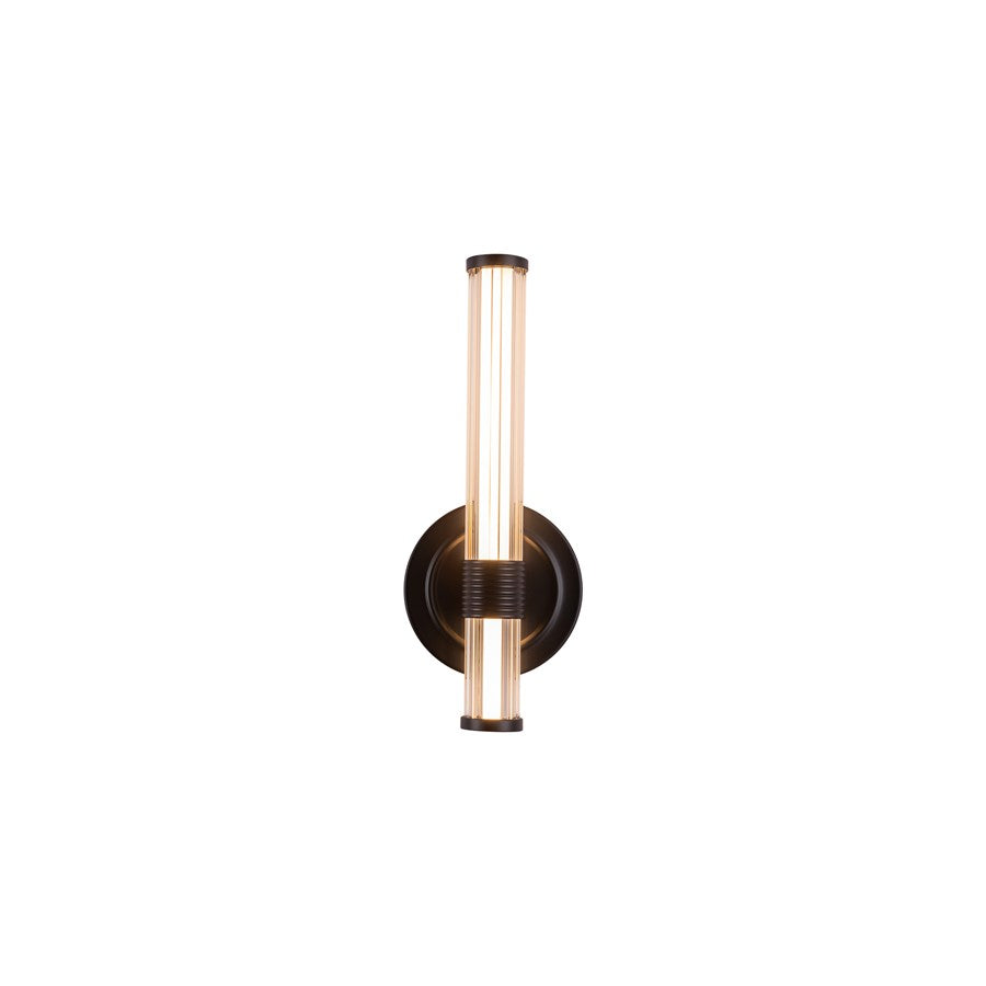 Kuzco Elsie 12" LED Wall/Vanity Light, Matte Black - WV509012MB-UNV