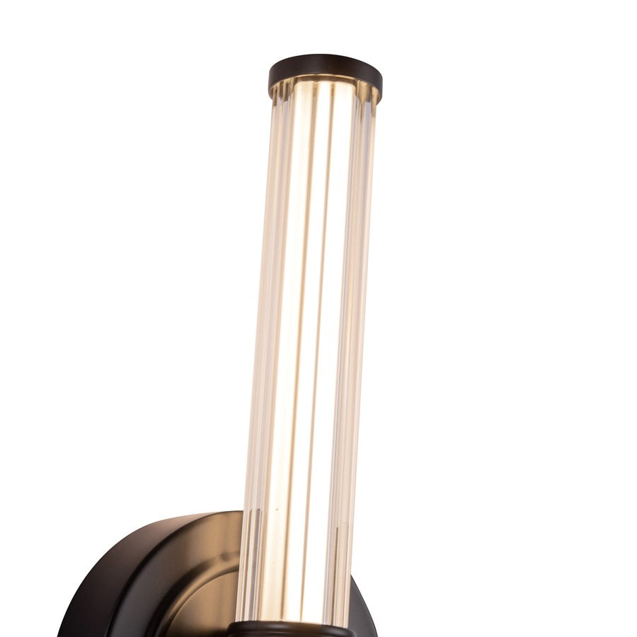 Kuzco Elsie 12" LED Wall/Vanity Light, Matte Black
