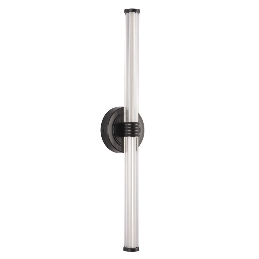 Kuzco Elsie 24" LED Wall/Vanity Light, Matte Black