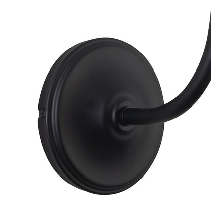 Kuzco Bancroft 12" Black Bathroom Vanity Light, Matte Black