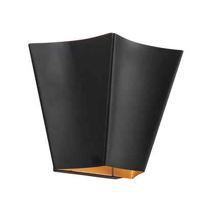Kuzco Shelton 10" Black Bathroom Vanity Light, Matte Black