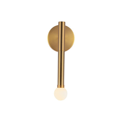Kuzco Arden 14" LED Wall/Vanity Light, Gold/Opal Glass