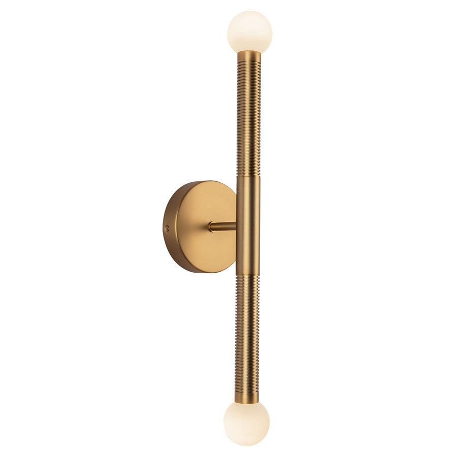 Kuzco Arden 23" LED Wall/Vanity Light, Gold/Opal Glass - WV612223BGOP-UNV
