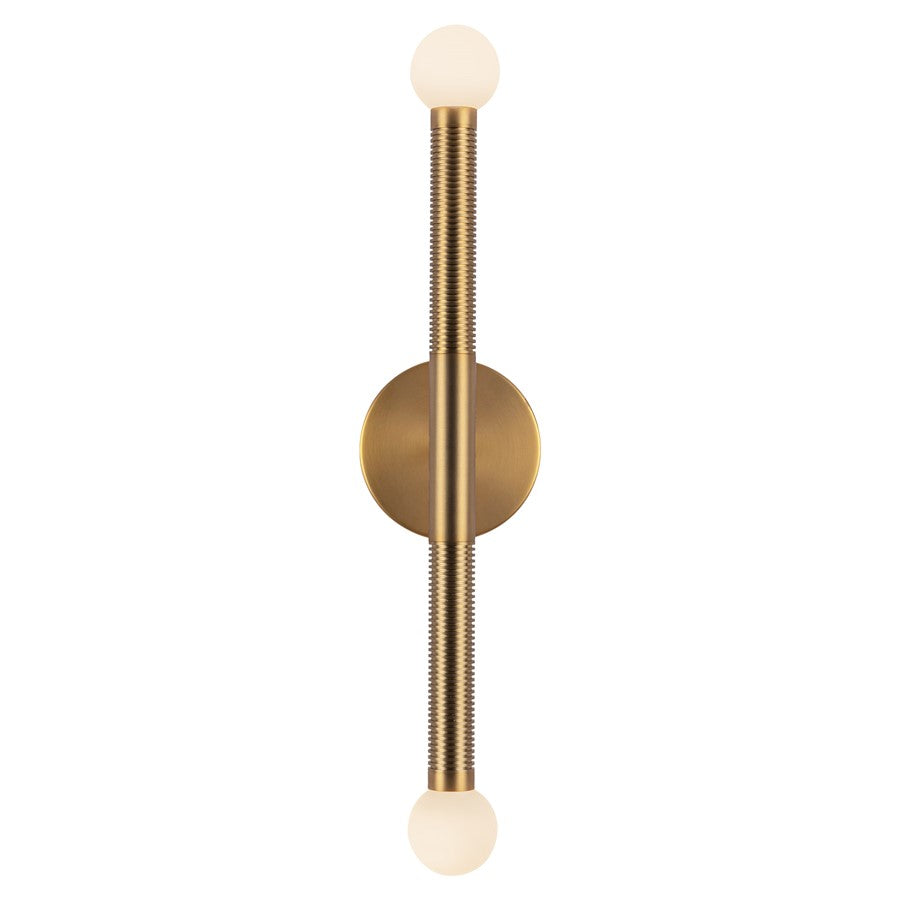 Kuzco Arden 23" LED Wall/Vanity Light, Gold/Opal Glass