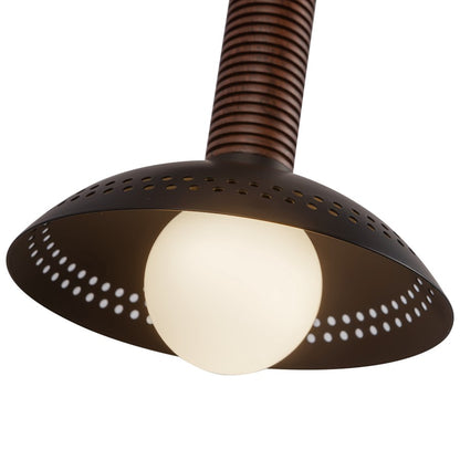 Kuzco Arden 14" LED Wall/Vanity Light/Shade, Black/Opal/Steel