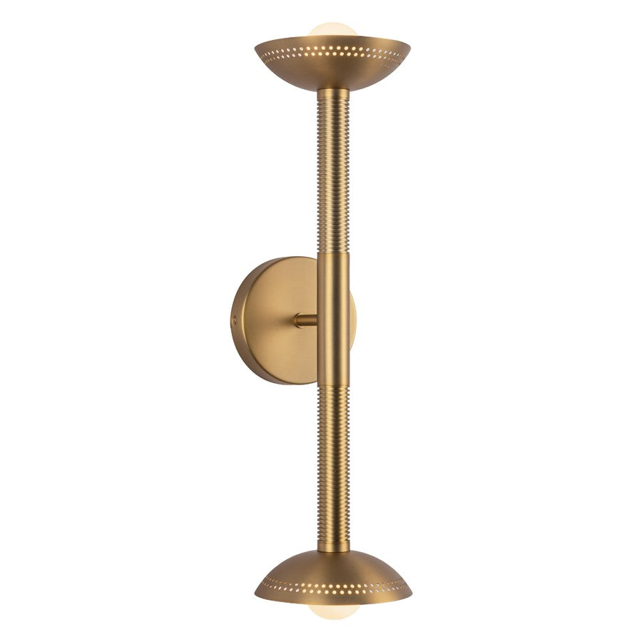 Kuzco Arden 23" LED Wall/Vanity Light/Shade, Gold/Opal/Steel - WV616223BGOP-UNV