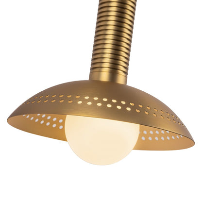 Kuzco Arden 23" LED Wall/Vanity Light/Shade, Gold/Opal/Steel