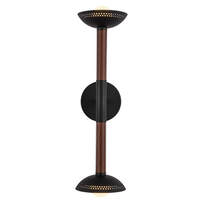 Kuzco Arden 23" LED Wall/Vanity Light/Shade, Black/Opal/Steel